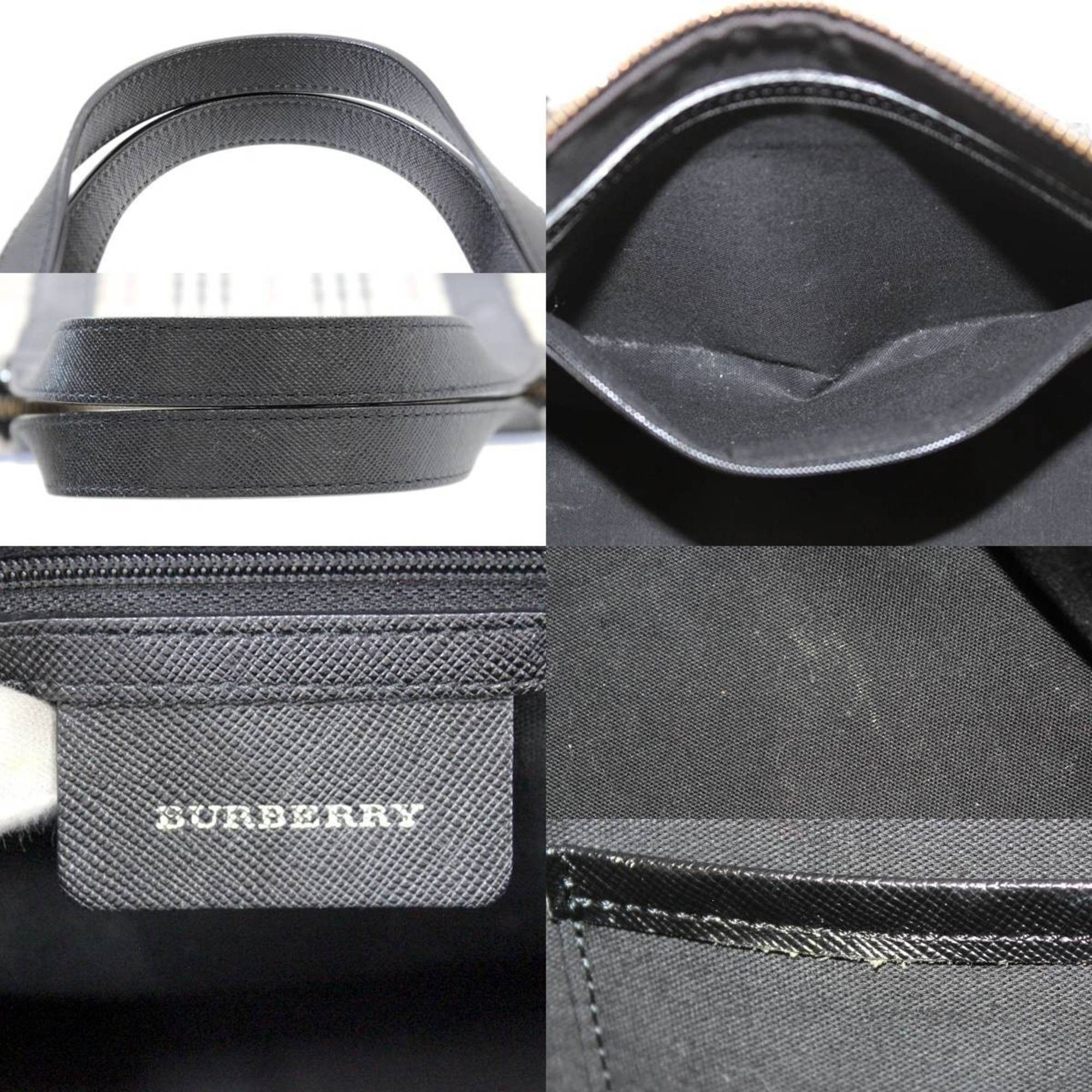 Burberry BURBERRY Nova Check Canvas Handbag Size ONE SIZE - 10 Thumbnail