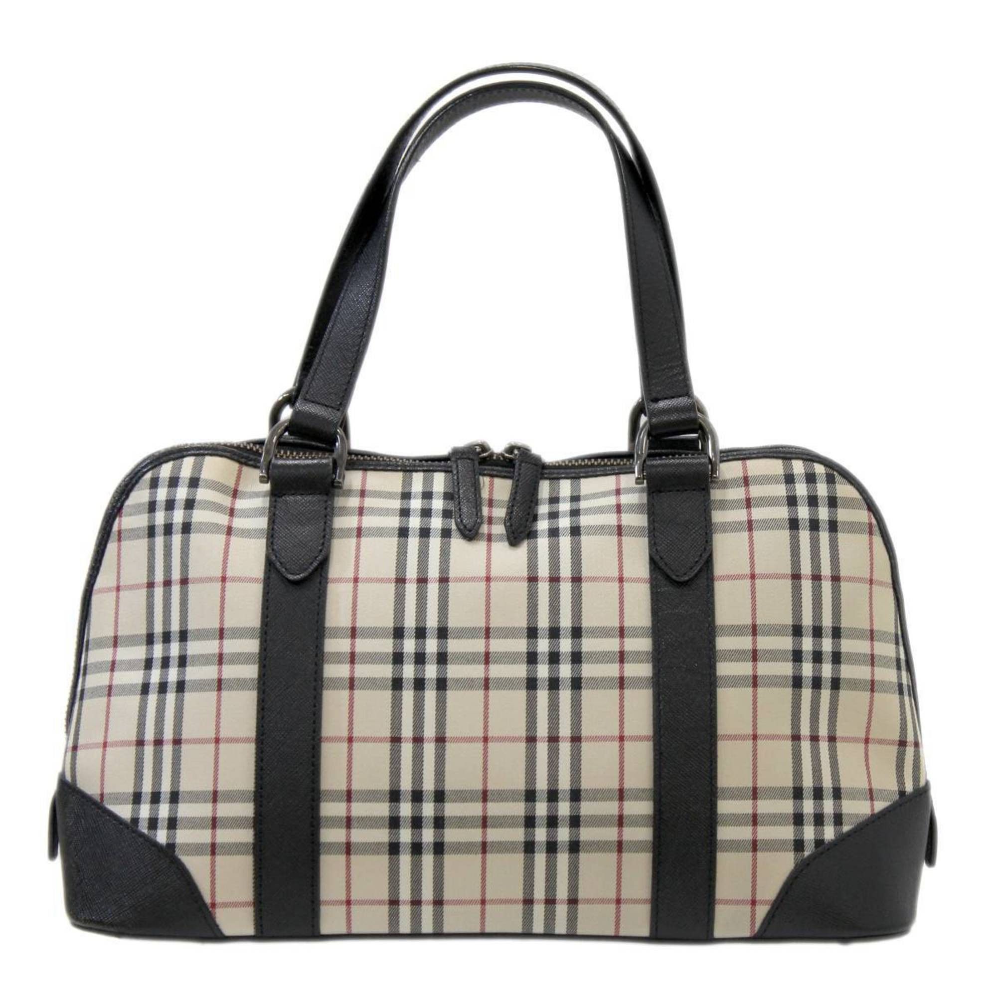 Burberry BURBERRY Nova Check Canvas Handbag Size ONE SIZE - 3 Thumbnail
