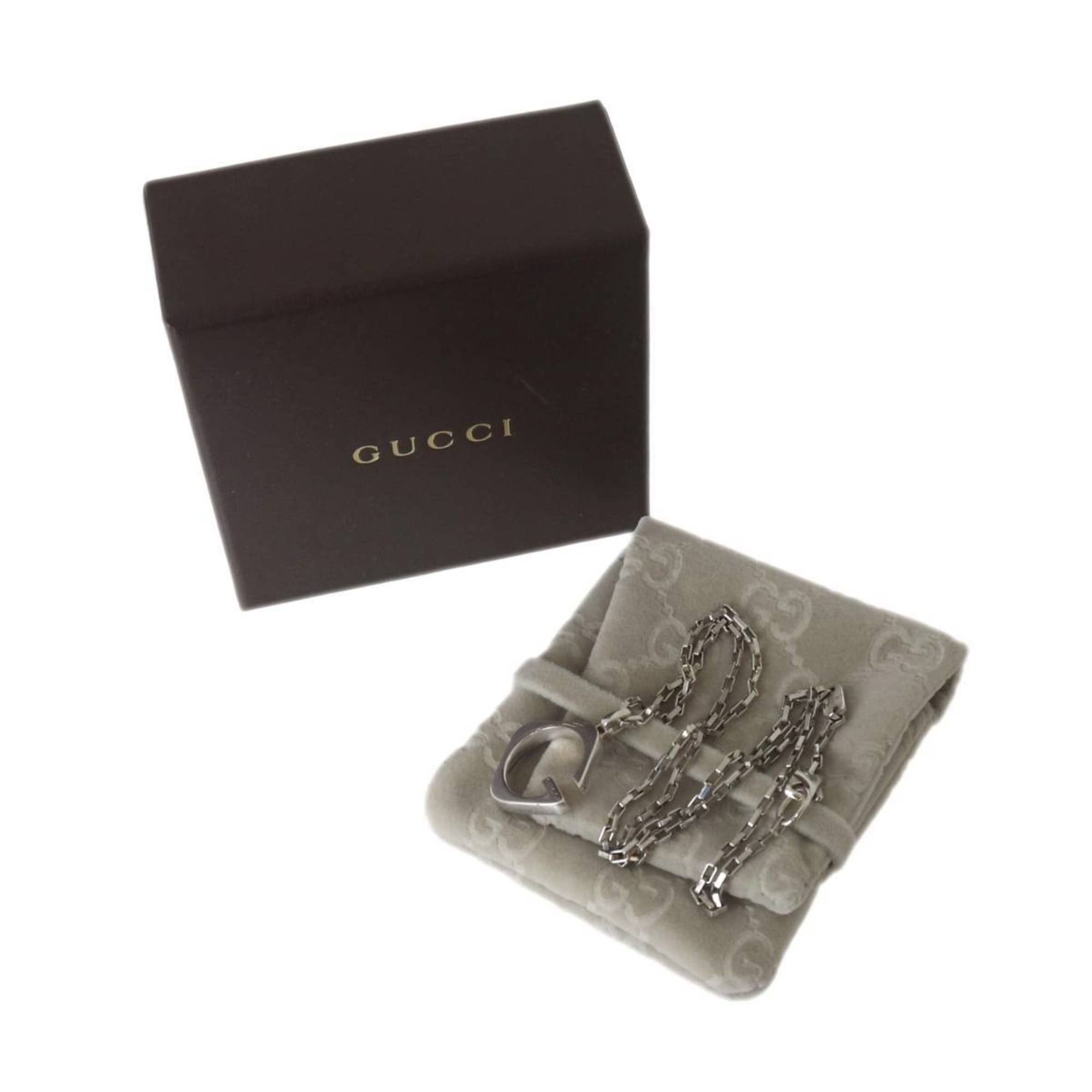 Gucci GUCCI G Pendant Necklace, Stamped in Silver (Ag925), Neck Circumference: Approx. 50cm, Weight: 13.3g Size ONE SIZE - 7 Thumbnail