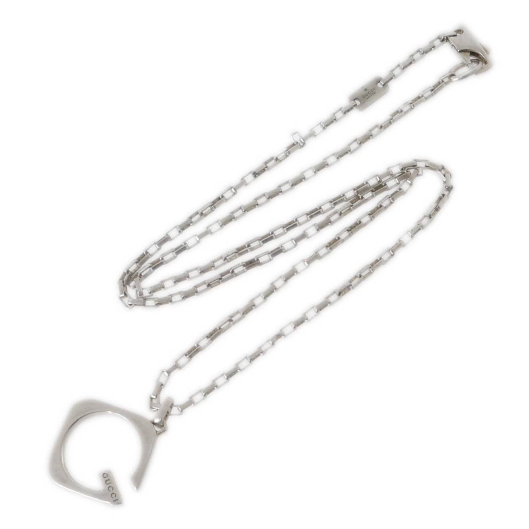 Gucci GUCCI G Pendant Necklace, Stamped in Silver (Ag925), Neck Circumference: Approx. 50cm, Weight: 13.3g Size ONE SIZE - 3 Thumbnail