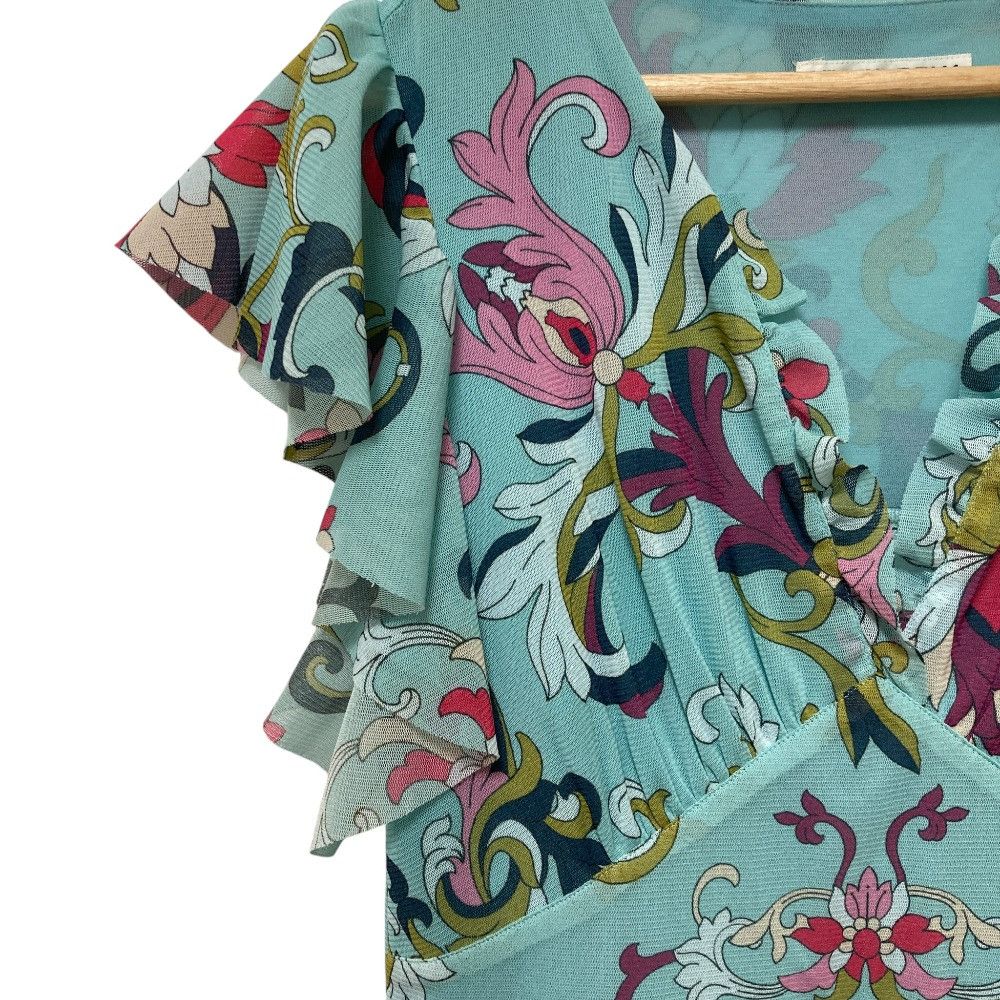 Other Other VIVIENNE TAM Flower Print Power Net Dress Textile Dresses DUTY FREE for USA Size ONE SIZE - 6 Thumbnail