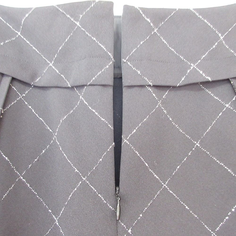 Other Other Hiroko Koshino Check Side Pleats Long Skirt Textile Skirts DUTY FREE for USA Size ONE SIZE - 4 Thumbnail