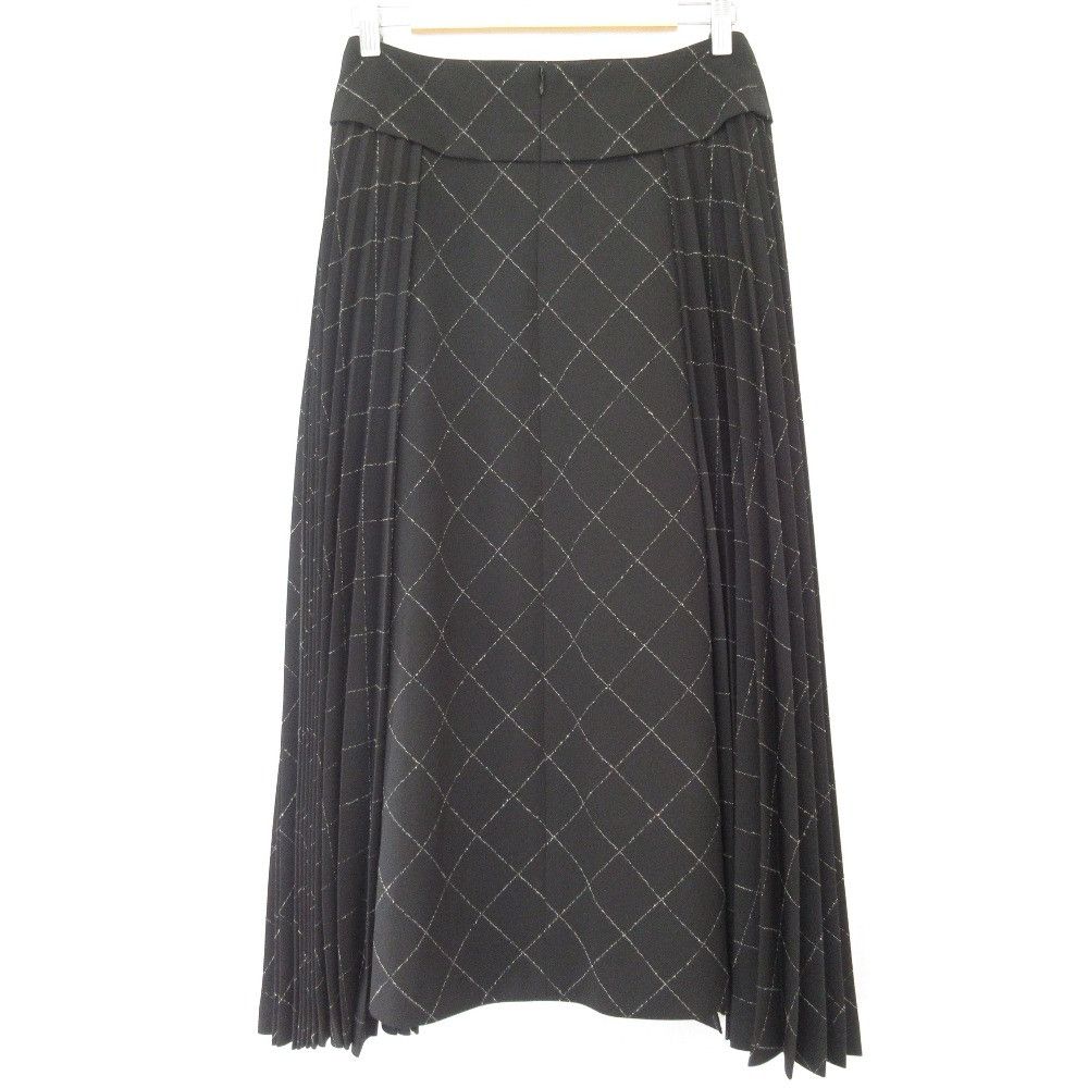 Other Other Hiroko Koshino Check Side Pleats Long Skirt Textile Skirts DUTY FREE for USA Size ONE SIZE - 2 Thumbnail