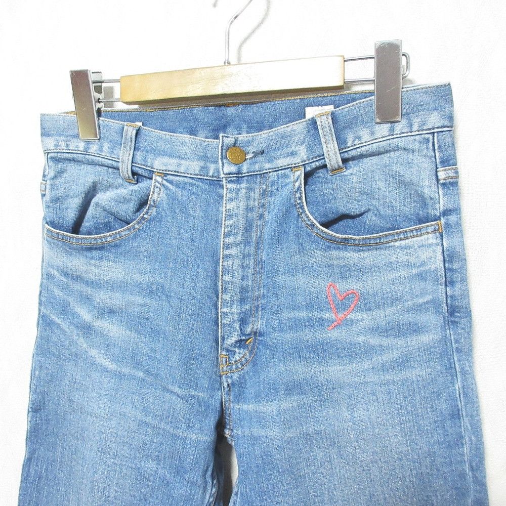 Other Other YOUNG & OLSEN Embroidered Denim Pants Textile Jeans Y02103-PT804 DUTY FREE for USA Size ONE SIZE - 3 Thumbnail