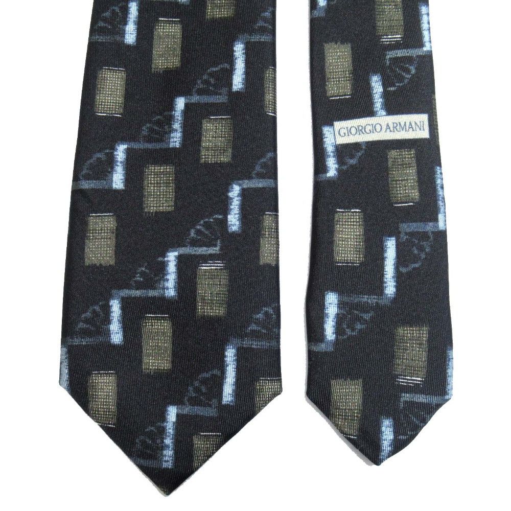 Armani Armani Giorgio Armani Silk Tie Textile Necktie DUTY FREE for USA Size ONE SIZE - 2 Thumbnail