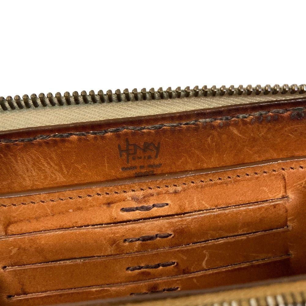 Other Other HENRY CUIR Mesh Leather Long Zip Wallet Leather Long Wallet DUTY FREE for USA Size ONE SIZE - 7 Thumbnail