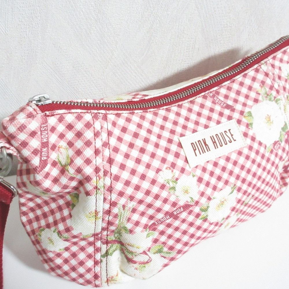 Other Other PINK HOUSE Nobara Gingham Print Shoulder Bag Textile Shoulder Bag A2111PBG333 DUTY FREE for USA Size ONE SIZE - 3 Thumbnail