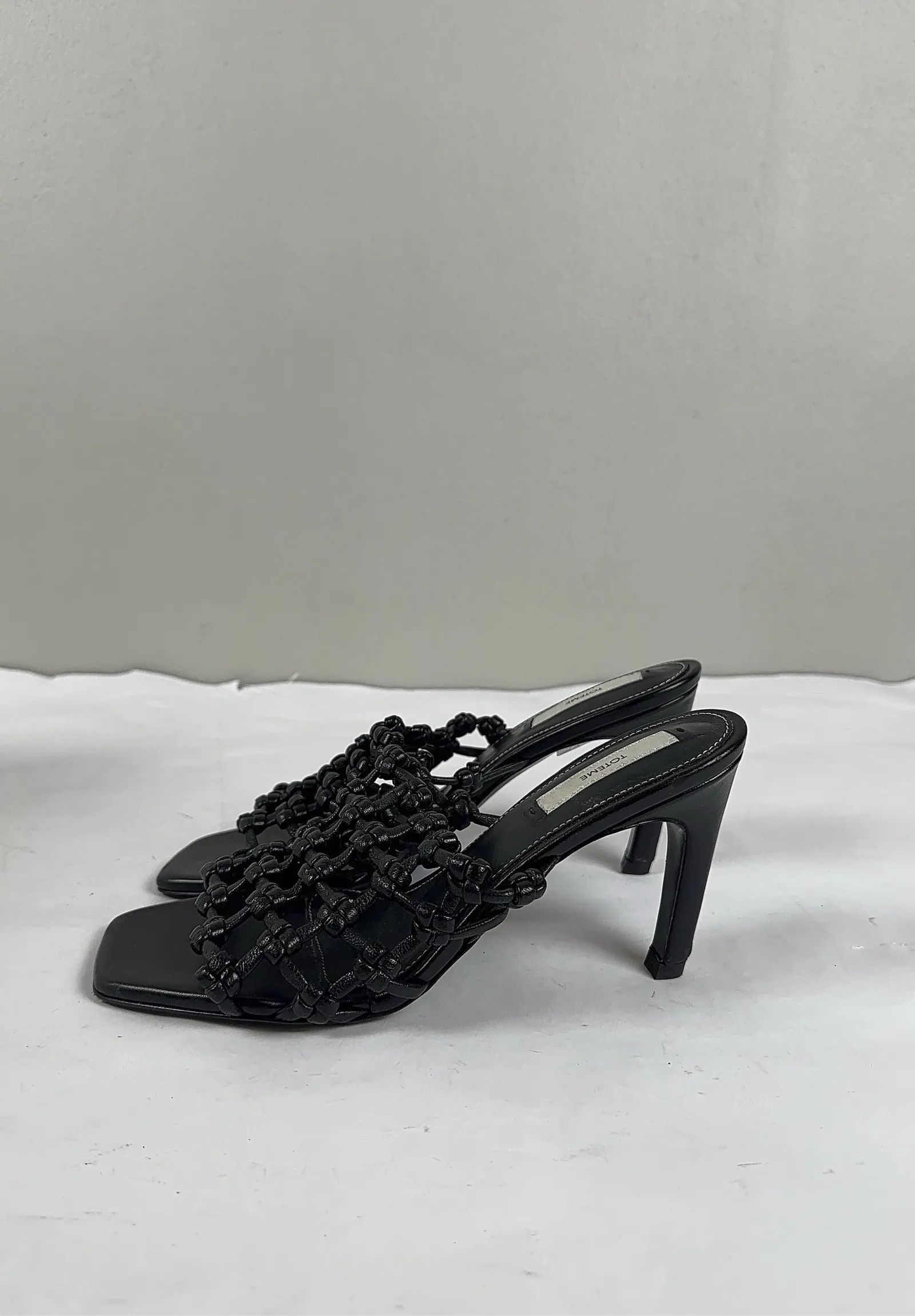 Toteme Toteme Braided-leather bandeau mules Heels Size US 6 / IT 36 - 6 Thumbnail