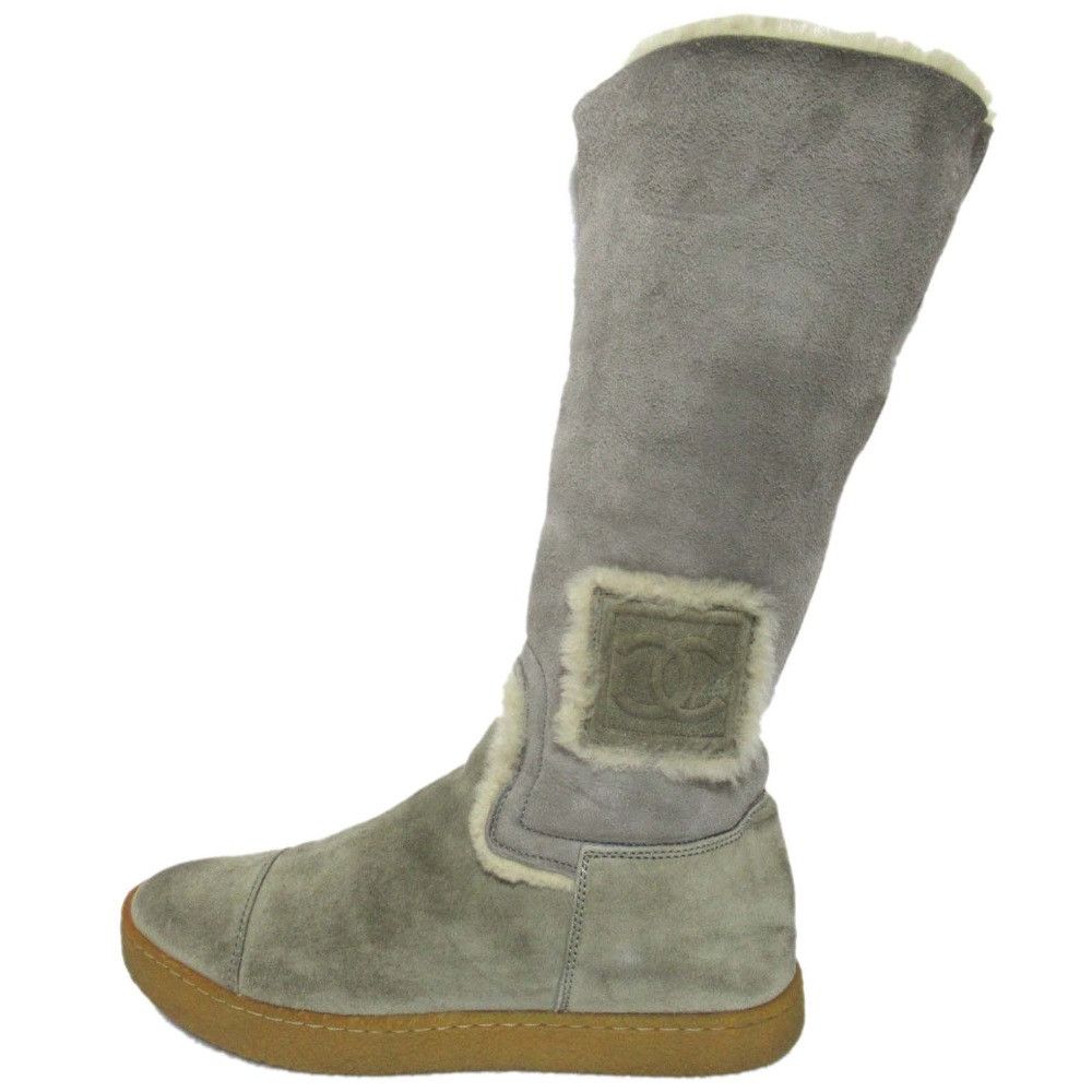 Chanel Chanel Chanel SPORTS Shearling Boots Fur Shoes DUTY FREE for USA Size ONE SIZE - 2 Thumbnail
