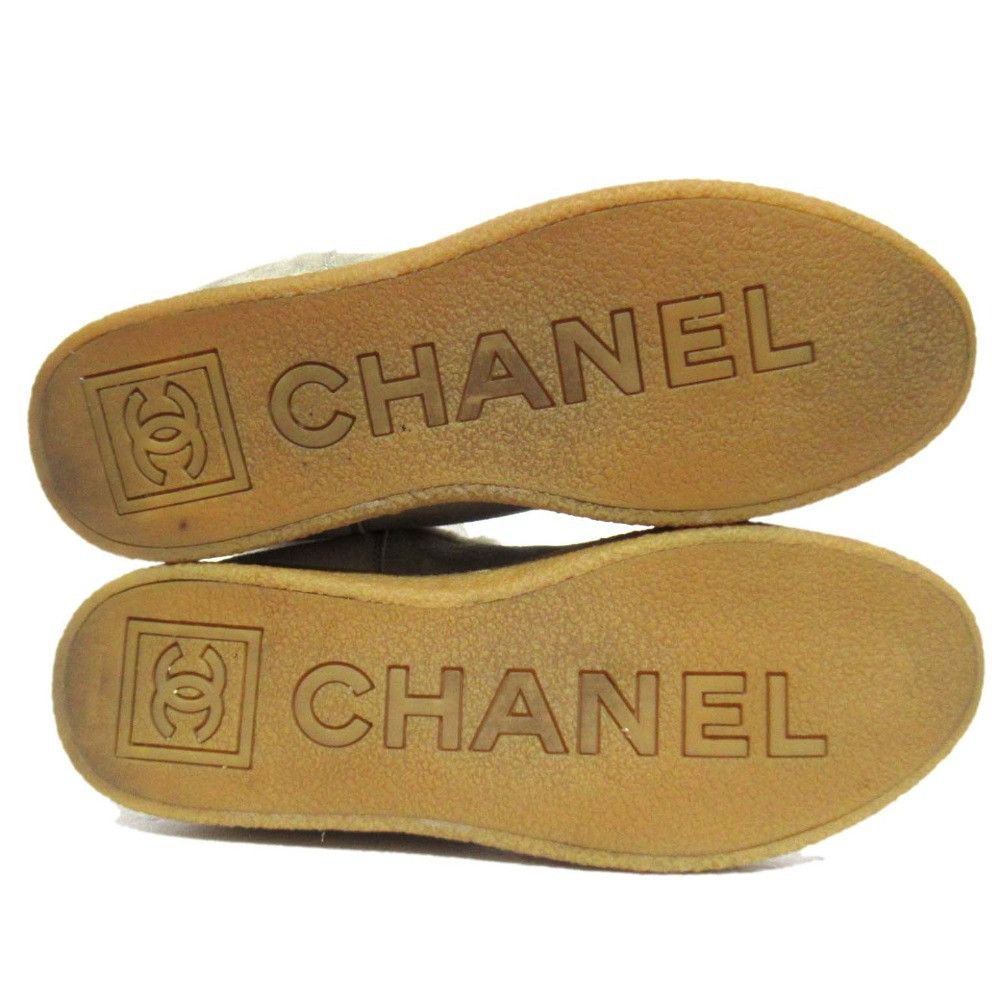 Chanel Chanel Chanel SPORTS Shearling Boots Fur Shoes DUTY FREE for USA Size ONE SIZE - 8 Thumbnail