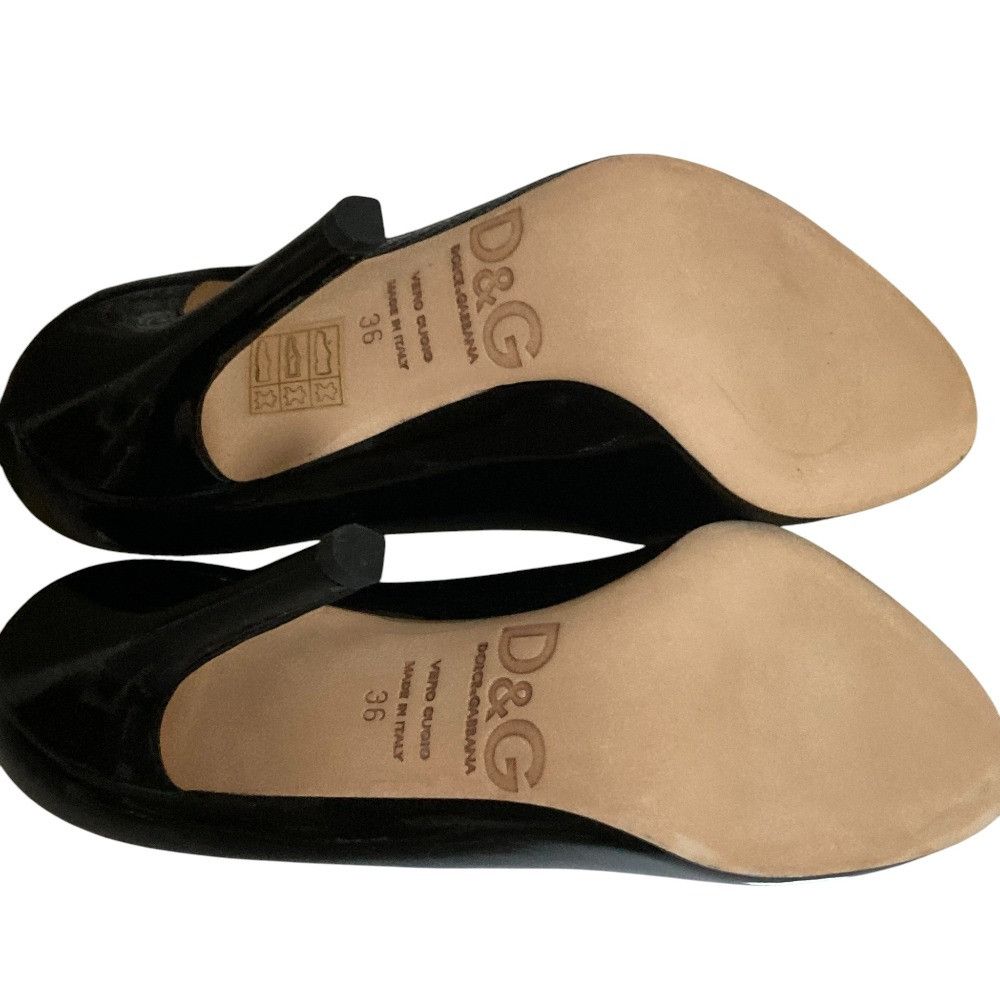 Dolce & Gabbana Dolce & Gabbana Dolce & Gabbana Patent Leather Pumps Leather Shoes DUTY FREE for USA Size ONE SIZE - 9 Thumbnail