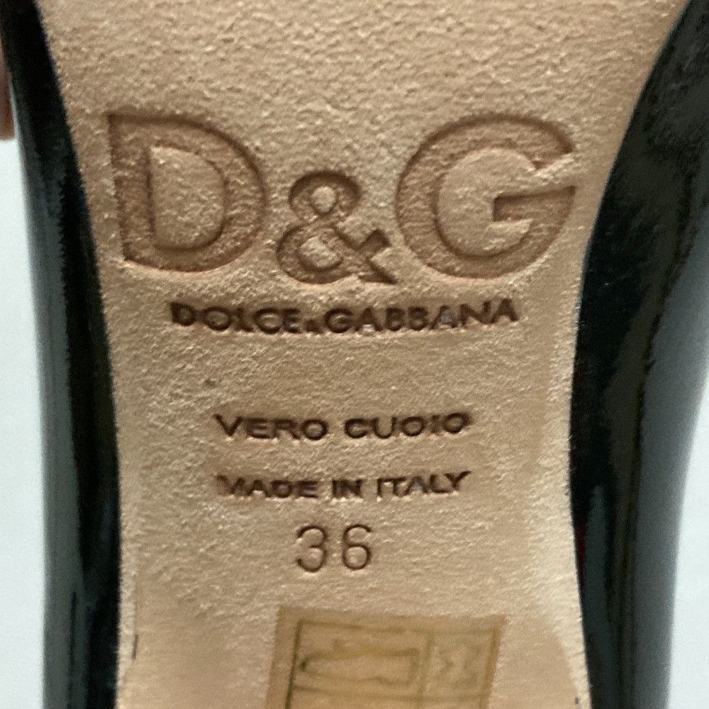 Dolce & Gabbana Dolce & Gabbana Dolce & Gabbana Patent Leather Pumps Leather Shoes DUTY FREE for USA Size ONE SIZE - 11 Thumbnail