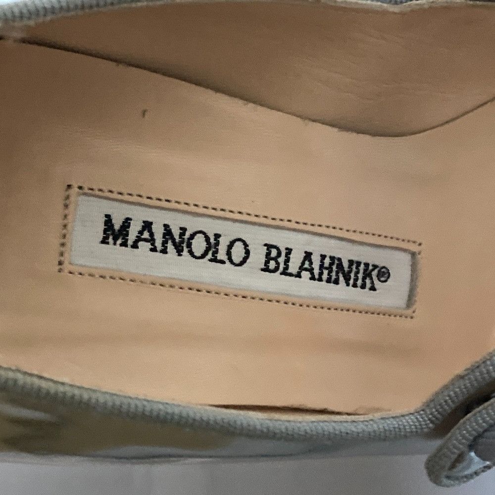 Manolo Blahnik Manolo Blahnik Manolo Blahnik Mary Jane Open Toe Pumps Leather Shoes DUTY FREE for USA Size ONE SIZE - 9 Thumbnail