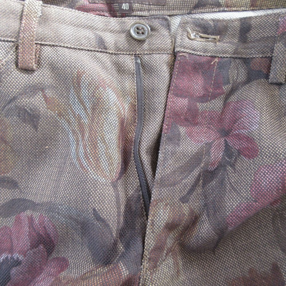 Other Other TORNADO MART Flower Flare Pants Textile Pants DUTY FREE for USA Size ONE SIZE - 4 Thumbnail