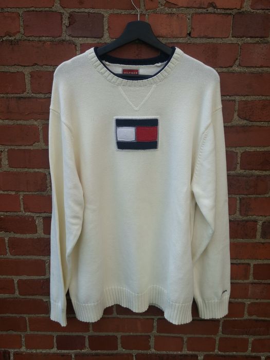 Tommy Hilfiger Big logo Sweater Size US XL / EU 56 / 4 - 1 Preview