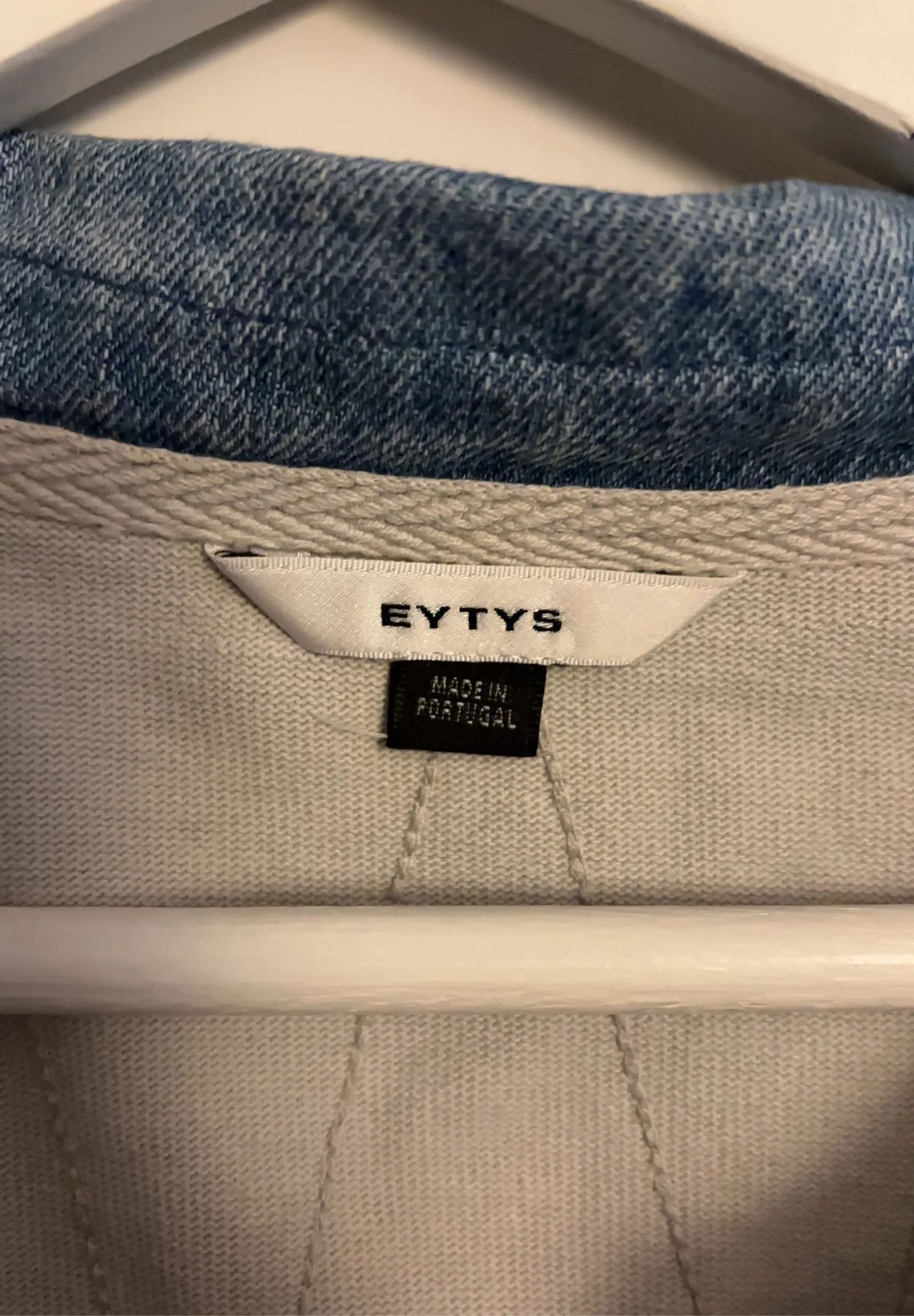 Eytys Eytys Canberra Blue Cassette Cardigan Size US L / EU 52-54 / 3 - 3 Thumbnail