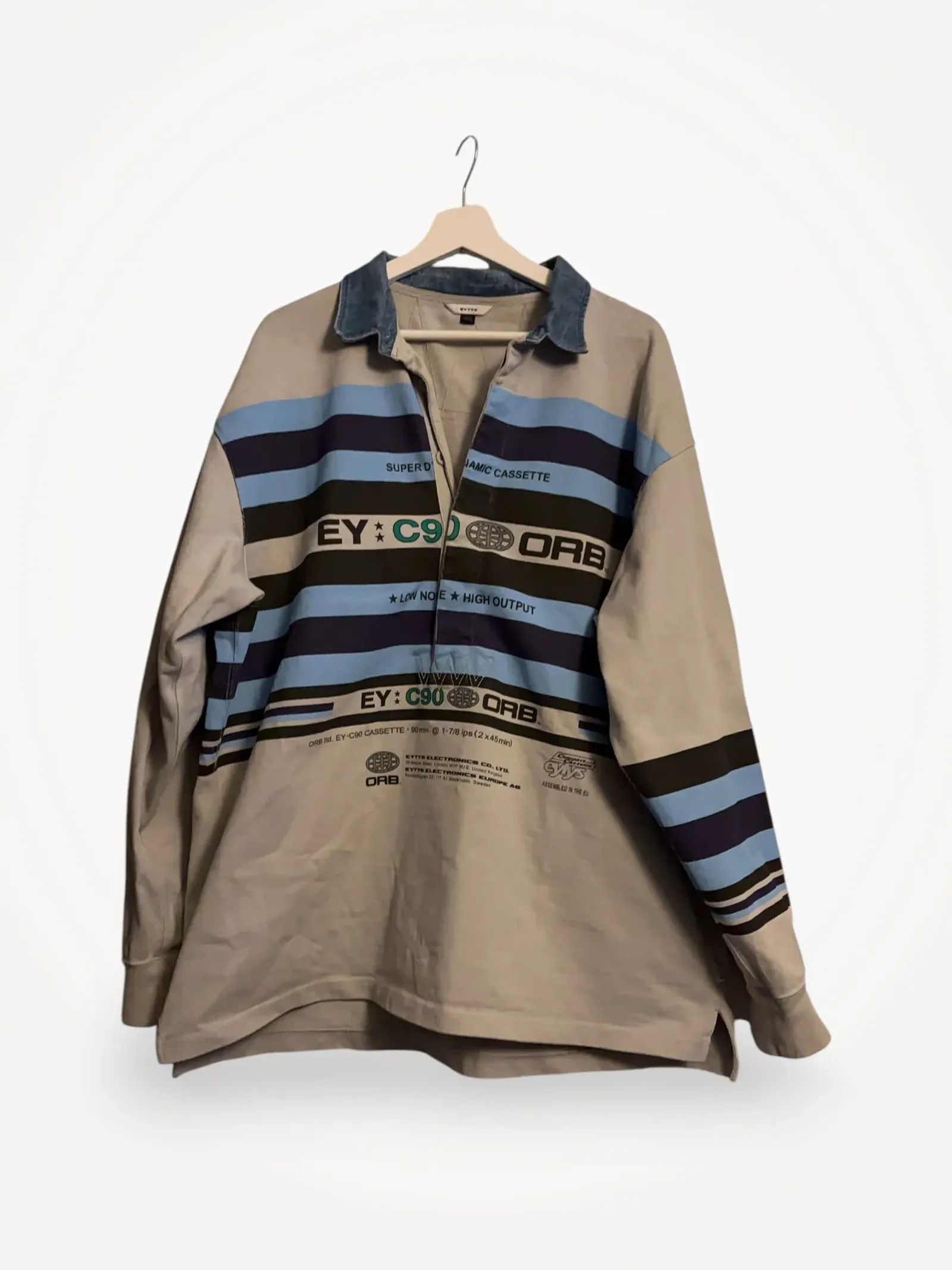 Eytys Eytys Canberra Blue Cassette Cardigan Size US L / EU 52-54 / 3 - 2 Thumbnail