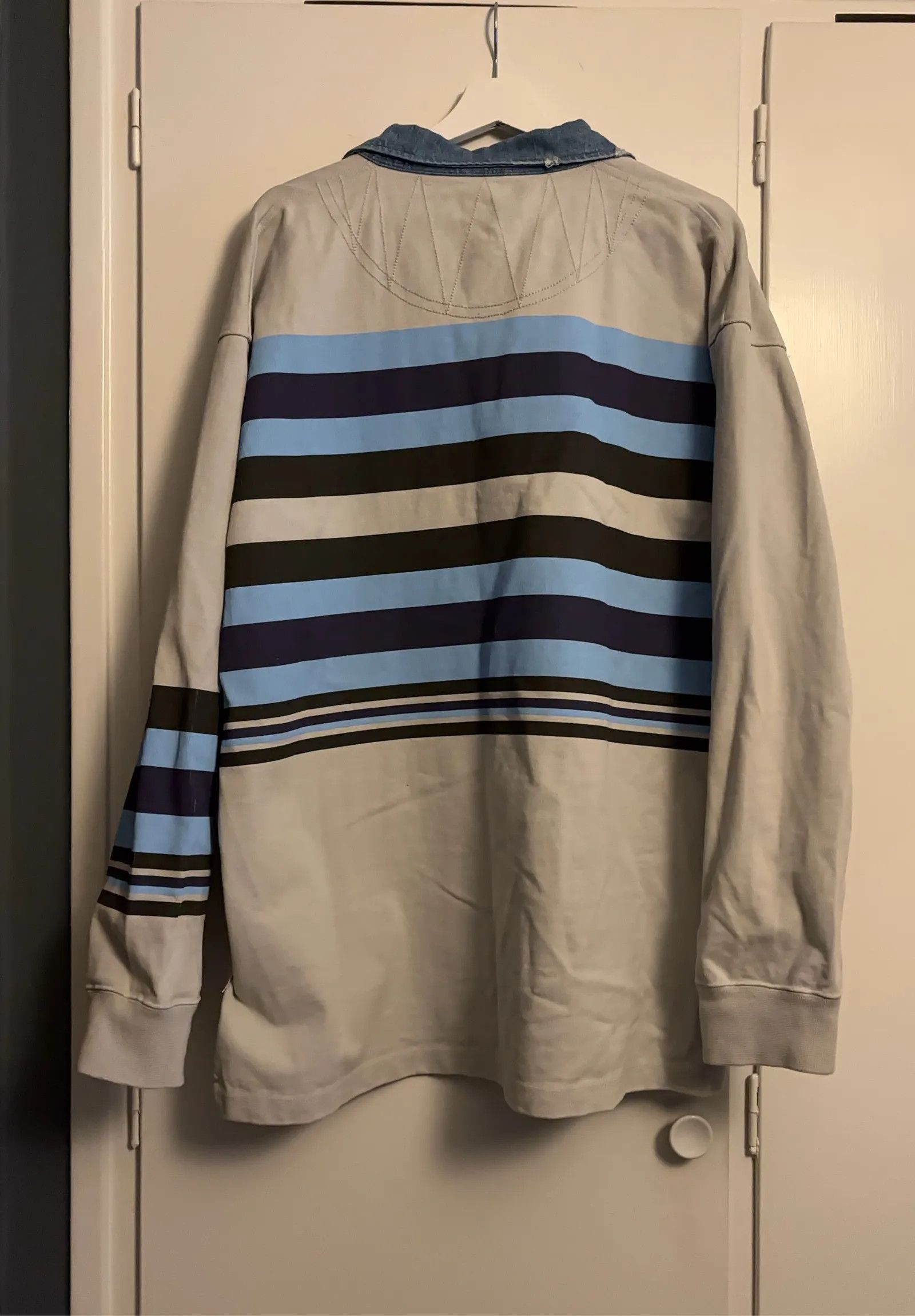 Eytys Eytys Canberra Blue Cassette Cardigan Size US L / EU 52-54 / 3 - 6 Thumbnail