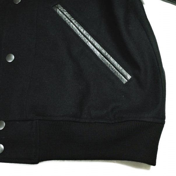 Other Other CHANGES REMAKE VARSITY JACKET Wool Cow Leather Varsity Jacket Textile Outerwear DUTY FREE for USA Size ONE SIZE - 5 Thumbnail