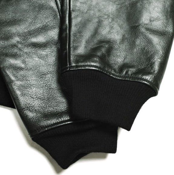 Other Other CHANGES REMAKE VARSITY JACKET Wool Cow Leather Varsity Jacket Textile Outerwear DUTY FREE for USA Size ONE SIZE - 6 Thumbnail