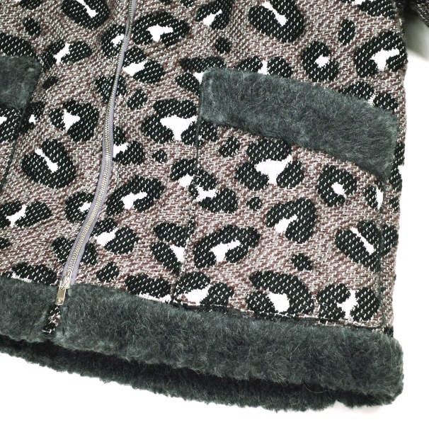 Other Other Needles Irvin Flying Jacket Big Leopard Jacquard Outerwear Textile Outerwear NS081 DUTY FREE for USA Size ONE SIZE - 7 Thumbnail