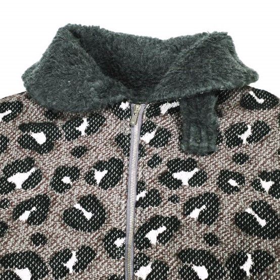 Other Other Needles Irvin Flying Jacket Big Leopard Jacquard Outerwear Textile Outerwear NS081 DUTY FREE for USA Size ONE SIZE - 5 Thumbnail