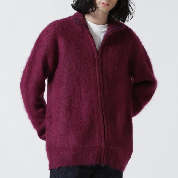 Other Other Needles ZIPPED MOHAIR CARDIGAN Mohair Knit Cardigan Textile Tops NS283 DUTY FREE for USA Size ONE SIZE - 3 Thumbnail
