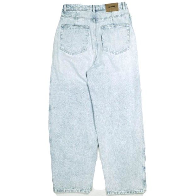 Other Other Hed Mayner PLEATED DENIM PANTS Cotton Denim Pants Textile Jeans HMMA67021A HA190 DUTY FREE for USA Size ONE SIZE - 2 Thumbnail