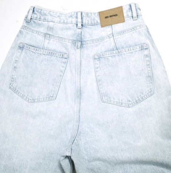 Other Other Hed Mayner PLEATED DENIM PANTS Cotton Denim Pants Textile Jeans HMMA67021A HA190 DUTY FREE for USA Size ONE SIZE - 8 Thumbnail