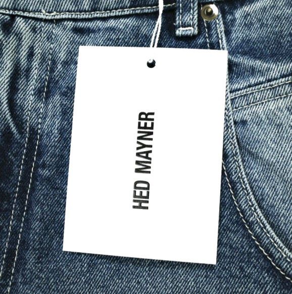 Other Other Hed Mayner DENIM PANTS Cotton Denim Pants Textile Jeans HMMA67023AHA191 DUTY FREE for USA Size ONE SIZE - 4 Thumbnail