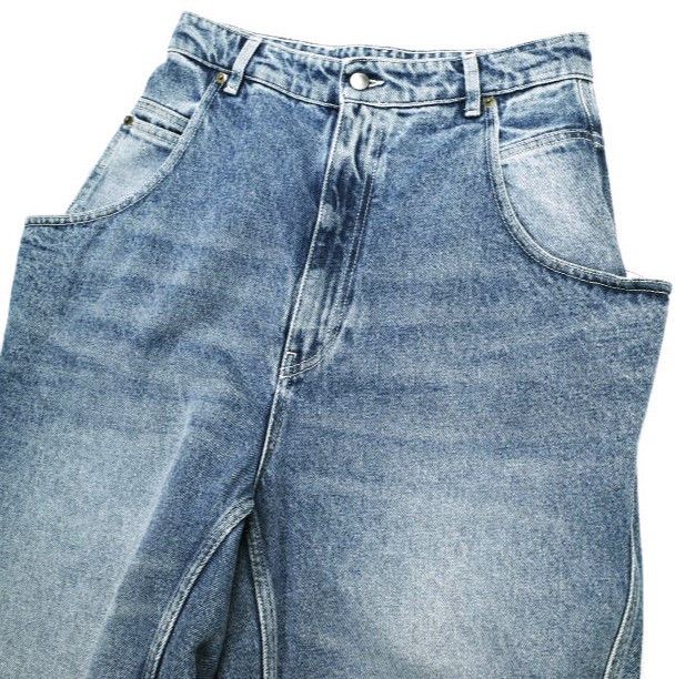 Other Other Hed Mayner DENIM PANTS Cotton Denim Pants Textile Jeans HMMA67023AHA191 DUTY FREE for USA Size ONE SIZE - 6 Thumbnail