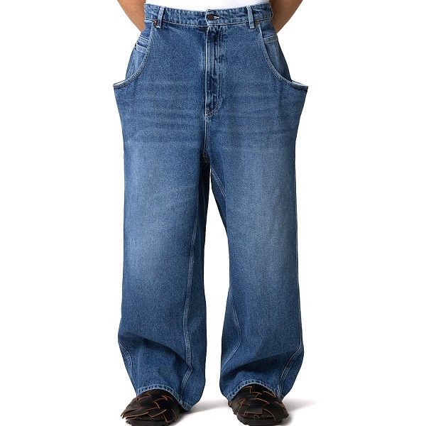 Other Other Hed Mayner DENIM PANTS Cotton Denim Pants Textile Jeans HMMA67023AHA191 DUTY FREE for USA Size ONE SIZE - 3 Thumbnail