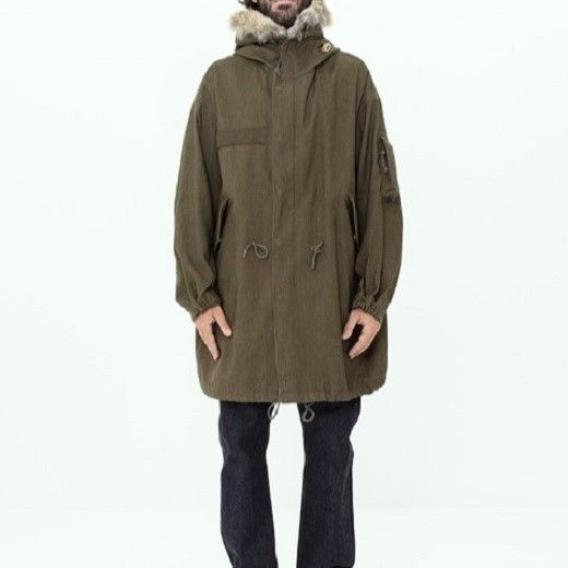 Other Other visvim SIX-FIVE FISHTAIL PARKA Wool Linen Fishtail Parka Textile Outerwear 0124205013006 DUTY FREE for USA Size ONE SIZE - 3 Thumbnail