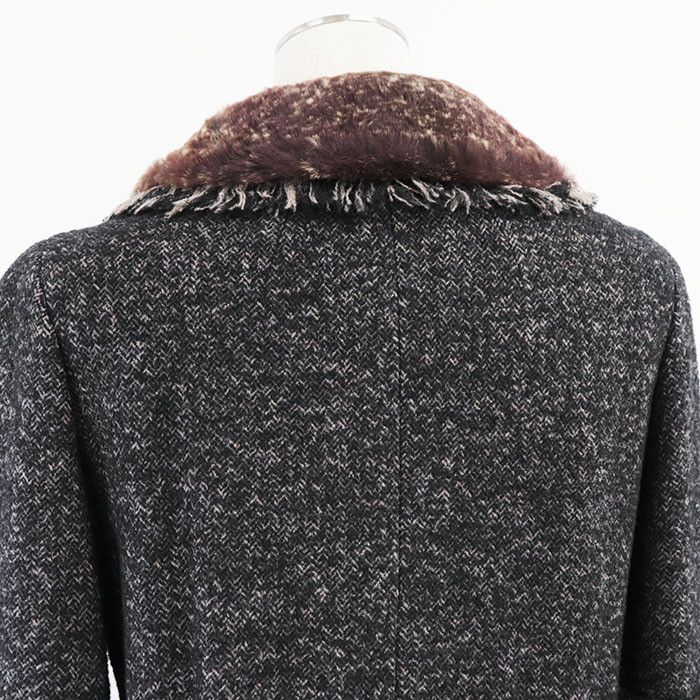 Chanel Chanel Chanel Tweed Lapin Rabbit Fur Jacket Fur Outerwear 05A P26778 DUTY FREE for USA Size ONE SIZE - 15 Thumbnail