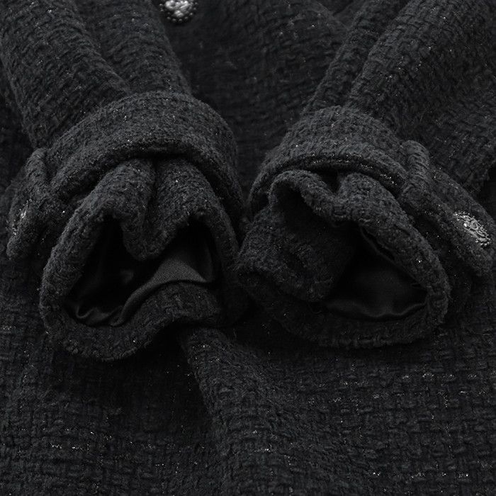 Chanel Chanel Chanel P73338 Tweed Coat Textile Outerwear P73338 DUTY FREE for USA Size ONE SIZE - 7 Thumbnail