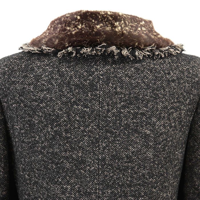 Chanel Chanel Chanel 05A P26778 Wool Herringbone Tweed Jacket Textile Outerwear 05A P26778 DUTY FREE for USA Size ONE SIZE - 8 Thumbnail
