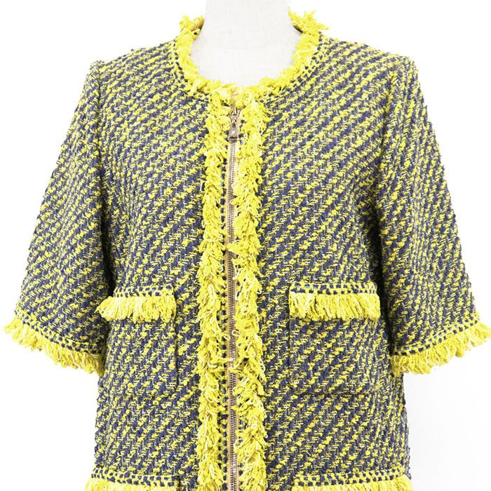 Louis Vuitton Louis Vuitton Louis Vuitton Tweed Dress Textile Dresses DUTY FREE for USA Size ONE SIZE - 2 Thumbnail