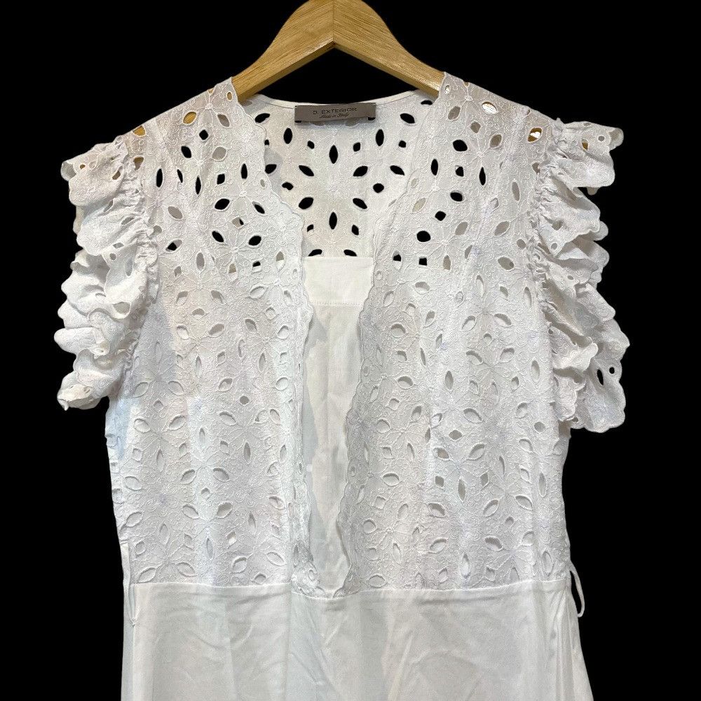 Other Other D.EXTERIOR Embroidery Cutwork Dress Textile Dresses DUTY FREE for USA Size ONE SIZE - 5 Thumbnail