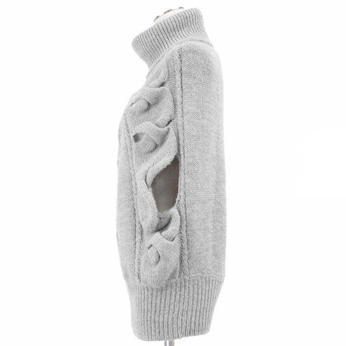 Gucci Gucci Gucci GG Heart Alpaca Wool Knitwear Textile Tops DUTY FREE for USA Size ONE SIZE - 5 Thumbnail
