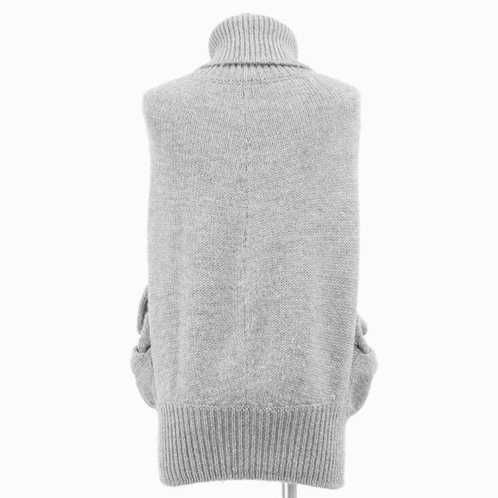 Gucci Gucci Gucci GG Heart Alpaca Wool Knitwear Textile Tops DUTY FREE for USA Size ONE SIZE - 7 Thumbnail