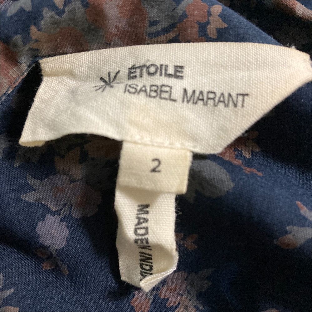 Other Other Isabel Marant Etoile Flower Print Asymmetric Hem Dress Textile Dresses DUTY FREE for USA Size ONE SIZE - 4 Thumbnail
