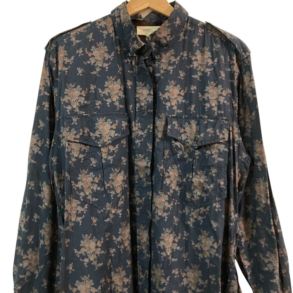 Other Other Isabel Marant Etoile Flower Print Asymmetric Hem Dress Textile Dresses DUTY FREE for USA Size ONE SIZE - 3 Thumbnail