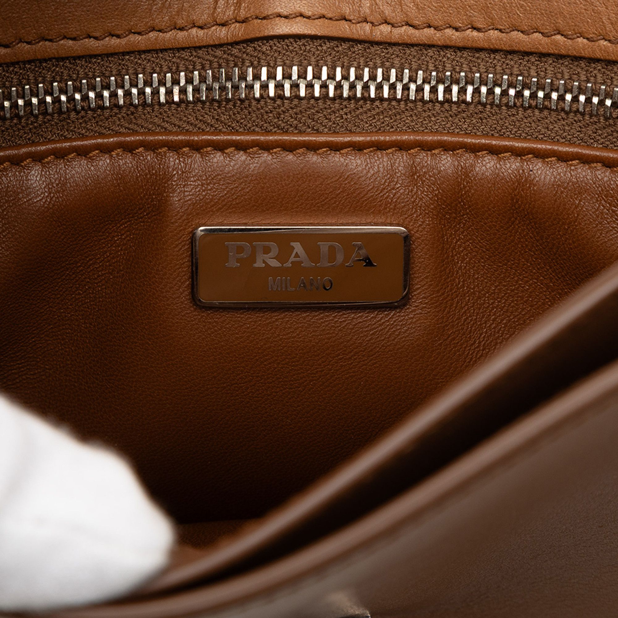 Prada Prada Bicolor City Calf Satchel Size ONE SIZE - 5 Thumbnail