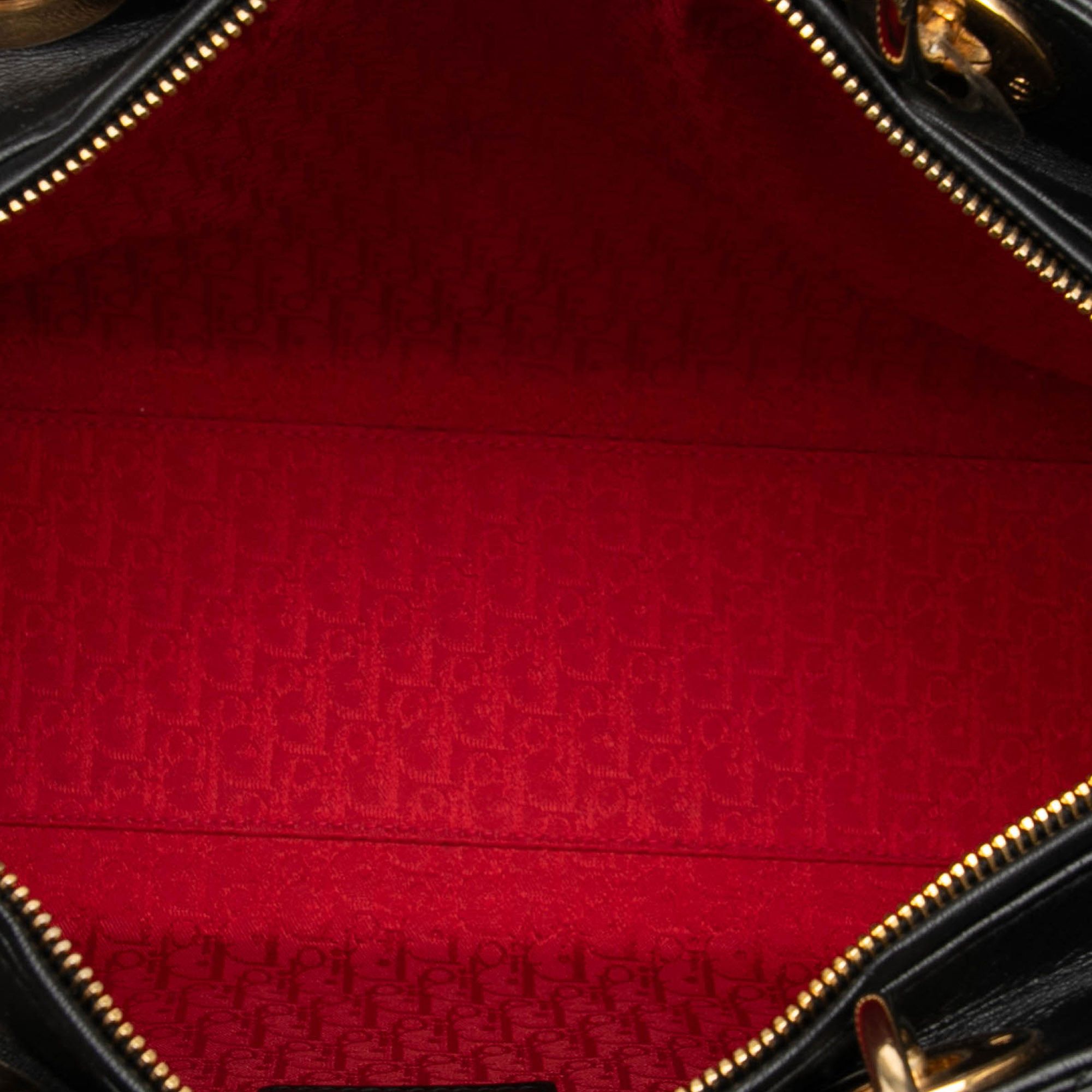 Dior Dior Large Lambskin Cannage Lady Dior Size ONE SIZE - 4 Thumbnail