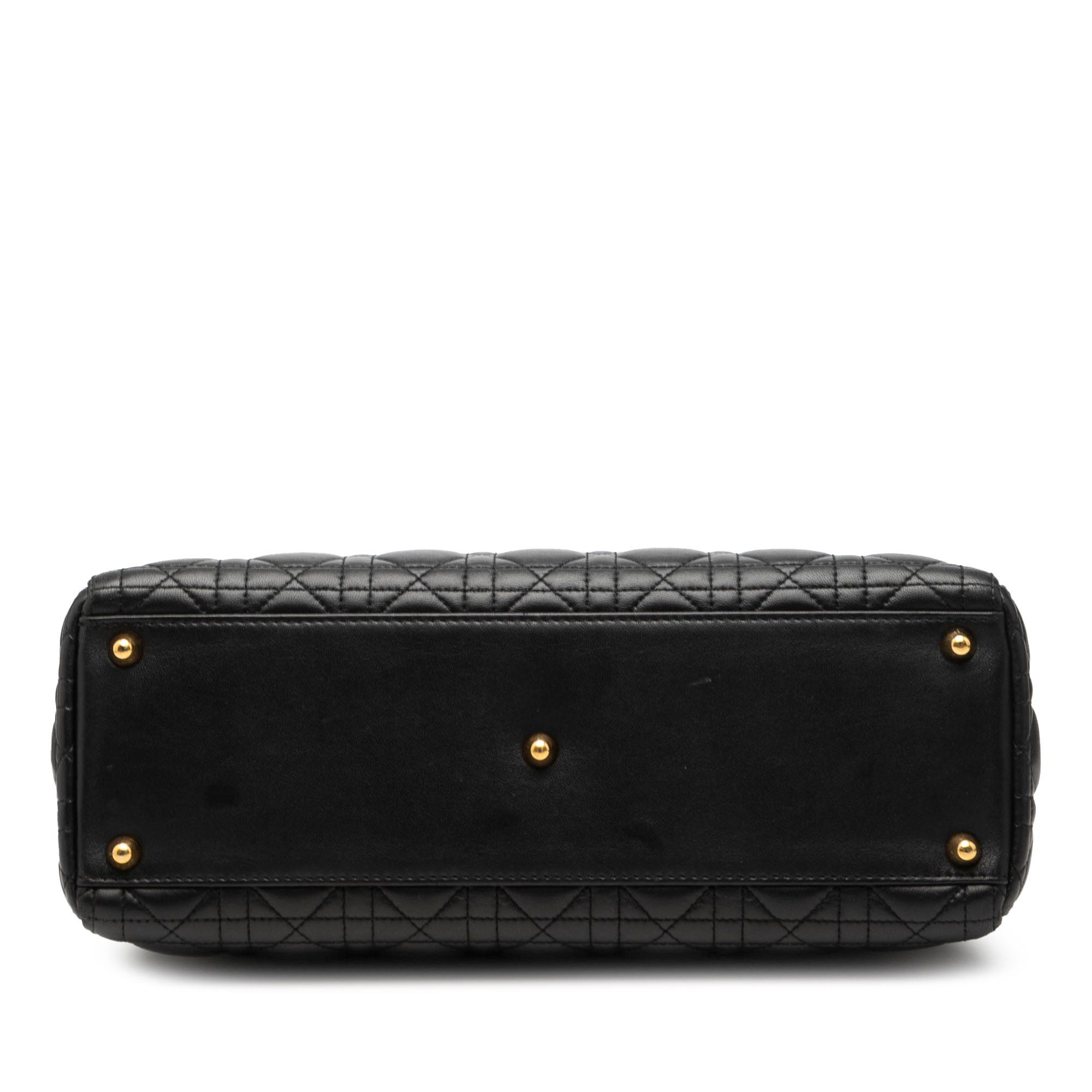 Dior Dior Large Lambskin Cannage Lady Dior Size ONE SIZE - 3 Thumbnail