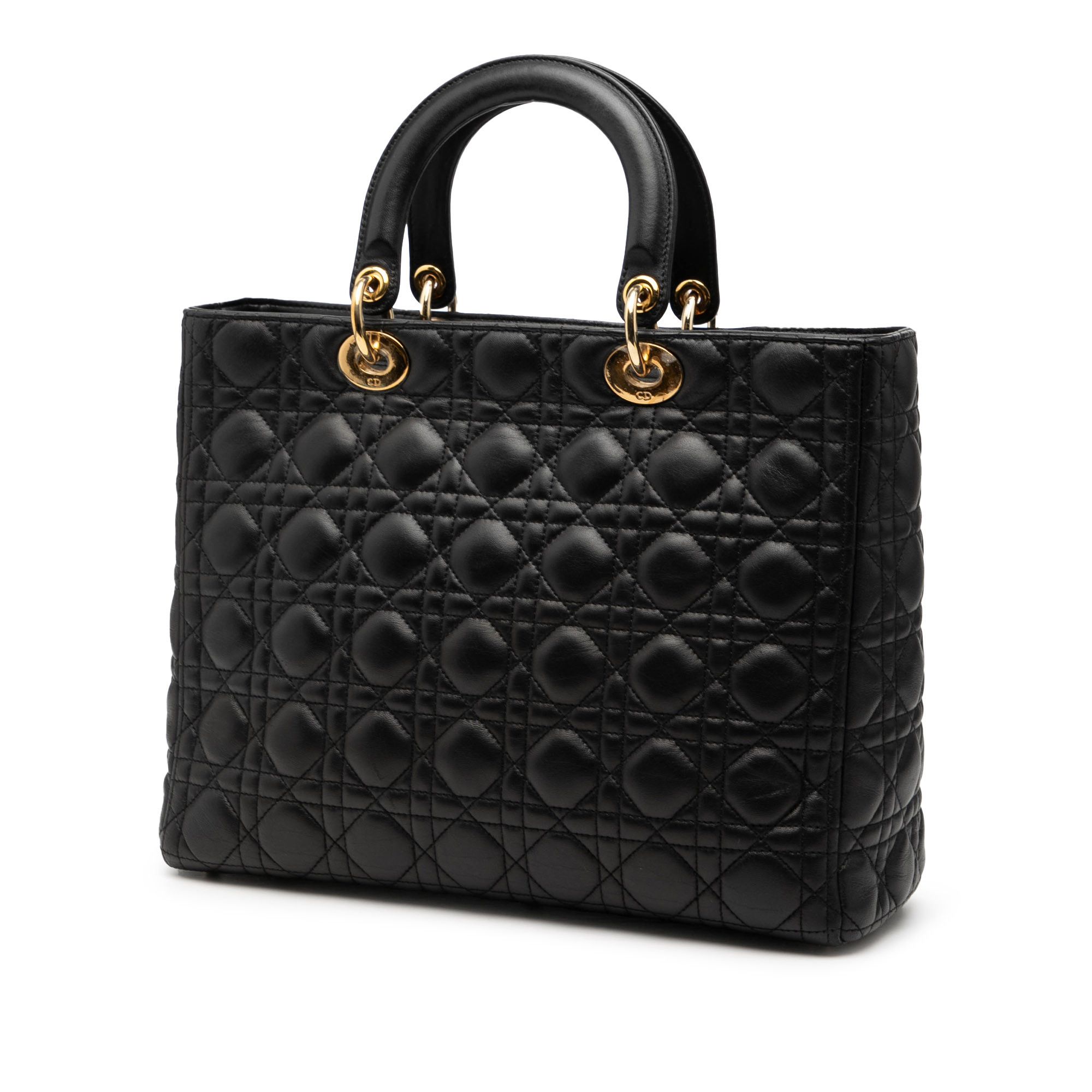 Dior Dior Large Lambskin Cannage Lady Dior Size ONE SIZE - 2 Thumbnail