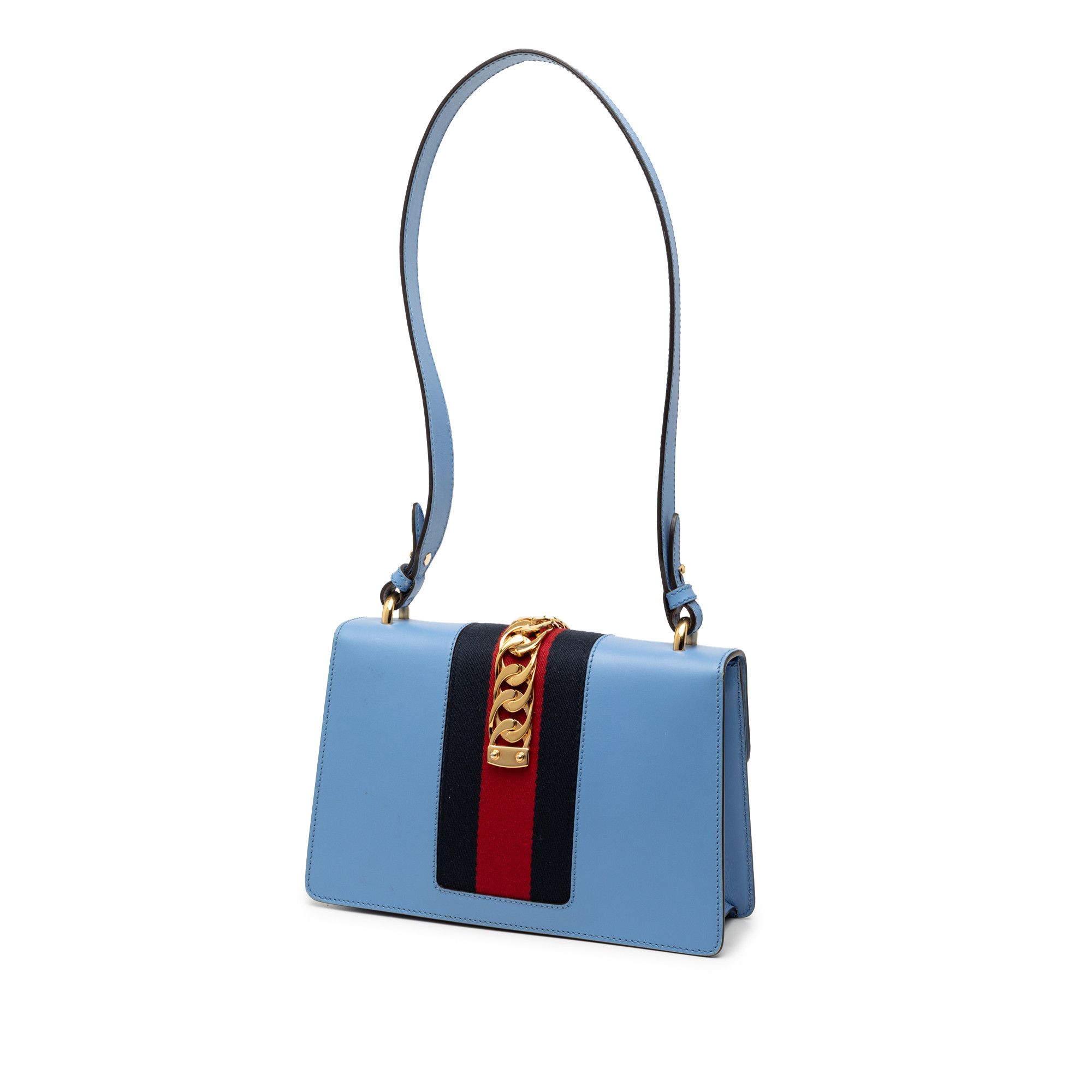 Gucci Gucci Small Leather Sylvie Web Satchel Size ONE SIZE - 2 Thumbnail