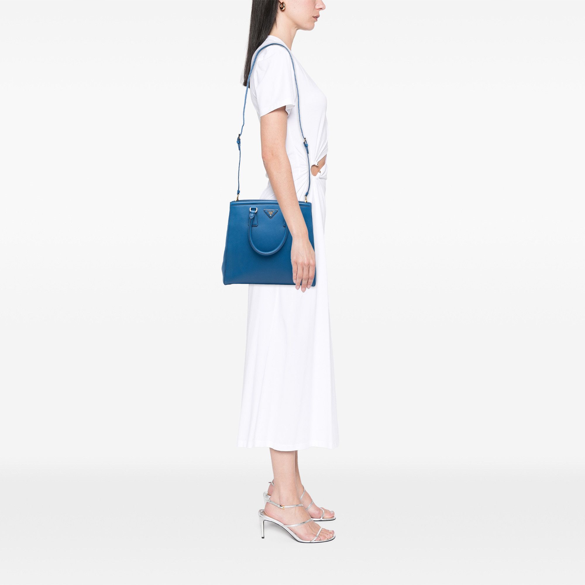 Prada Prada Saffiano Lux Parabole Satchel Size ONE SIZE - 6 Thumbnail