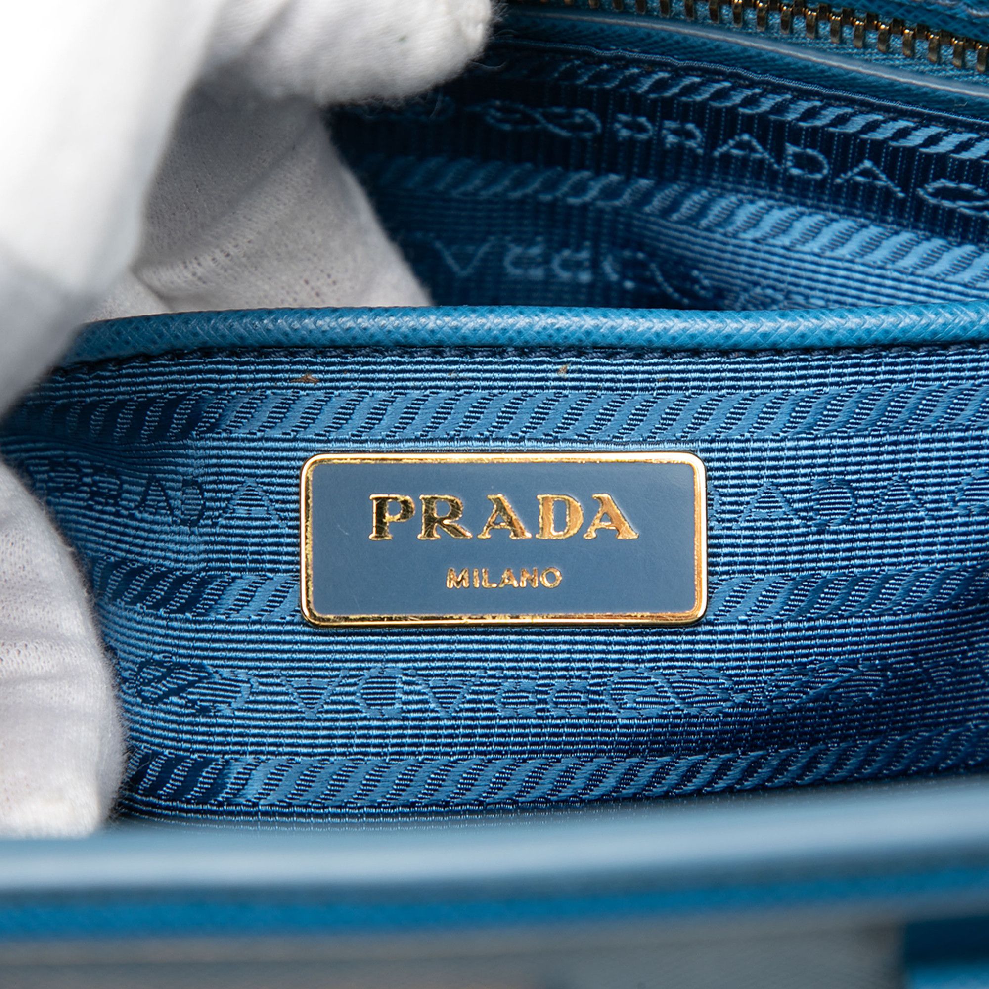Prada Prada Saffiano Lux Parabole Satchel Size ONE SIZE - 5 Thumbnail