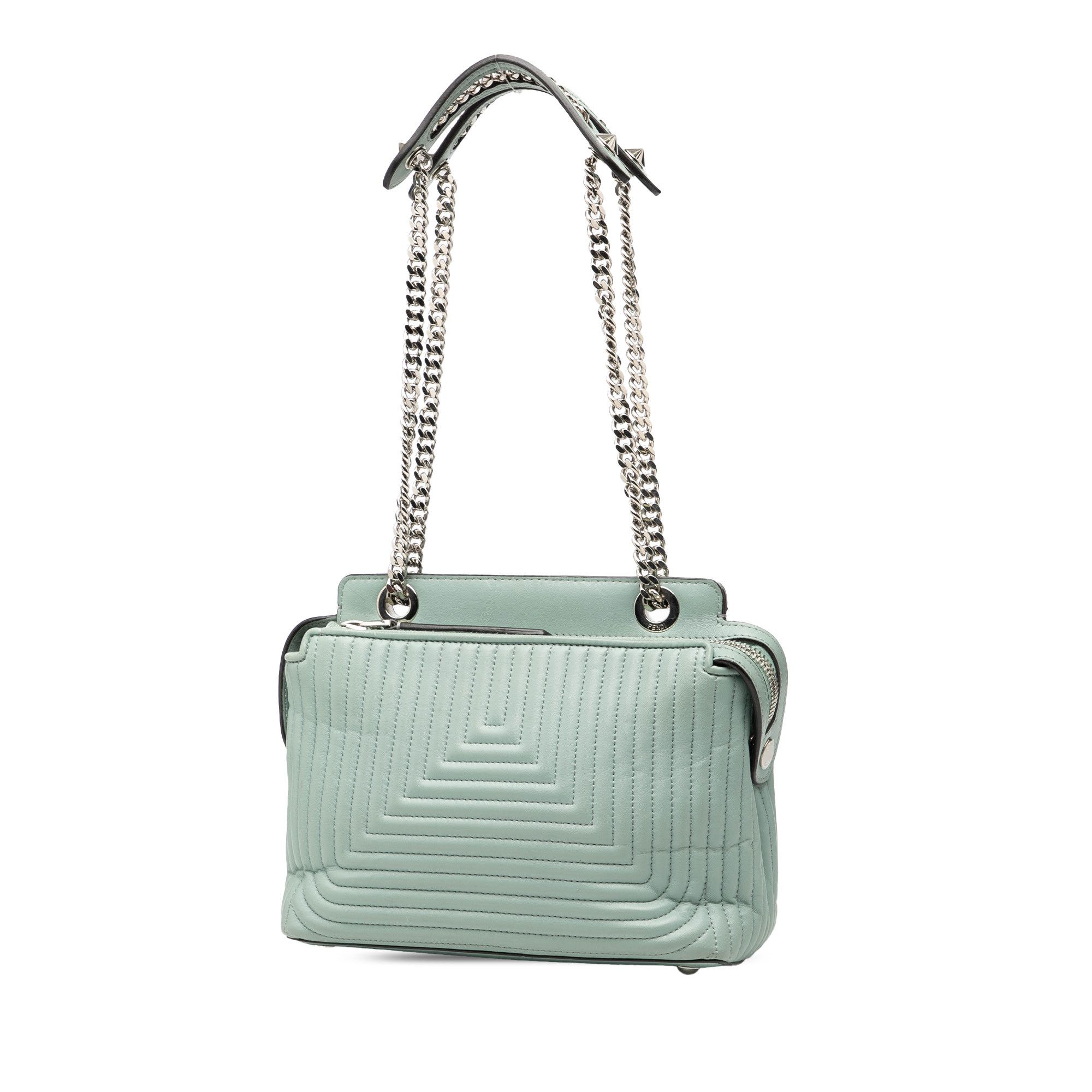 Fendi Fendi Small Lambskin DotCom Click Shoulder Bag Size ONE SIZE - 2 Thumbnail